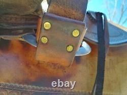 Vintage 14 Cowboy Collectable Western pleasure/Trail saddle, J. C. Higgins Maker