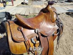 Vintage 14 Cowboy Collectable Western pleasure/Trail saddle, J. C. Higgins Maker