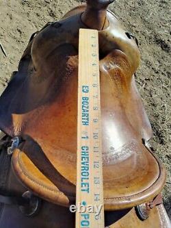 Vintage 14 Cowboy Collectable Western pleasure/Trail saddle, J. C. Higgins Maker