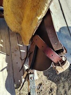 Vintage 14 Cowboy Collectable Western pleasure/Trail saddle, J. C. Higgins Maker