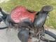 Vintage 14 Cowboy Western Saddle Red Leather John M Paul Rockford Ill Rare 50's