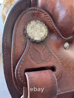 Vintage 15 Circle Y Equitation/Show Saddle MINT Condition (1986)