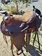 Vintage 15 Cowboy Western Pleasure/trail Saddle, Saddle King Of Texas Maker