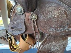 Vintage 15 Easy Rider z1033 Saddle Equestrian Horseback Western Rodeo Horse