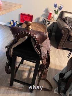 Vintage 15 Inch Western Show Saddle