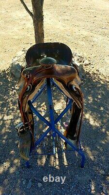 Vintage 15 Western Ranch working/ pleasure Saddle