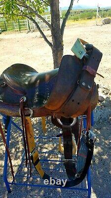 Vintage 15 Western Ranch working/ pleasure Saddle