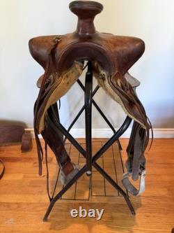 Vintage 15 Western Saddle