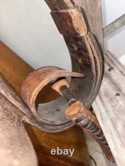 Vintage 15? Western Saddle Tooled Leather Full Quarter Horse Bars Trail Ranch