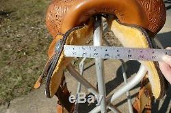 Vintage 16'' Circle Y Silver Equitation Western Show Saddle SQHB, Excellent cond