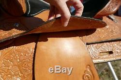 Vintage 16'' Circle Y Silver Equitation Western Show Saddle SQHB, Excellent cond