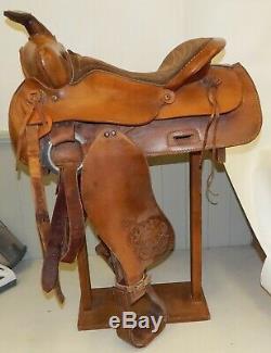 Vintage 16 Western Saddle The American #3520 Estate Find