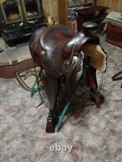 Vintage 1880s D. E. Walker Visalia SADDLE