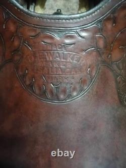 Vintage 1880s D. E. Walker Visalia SADDLE