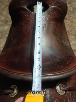 Vintage 1880s D. E. Walker Visalia SADDLE