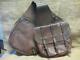 Vintage 1917 Us Leather Saddle Bags Satchel Antique Horse Western Saddles 9903