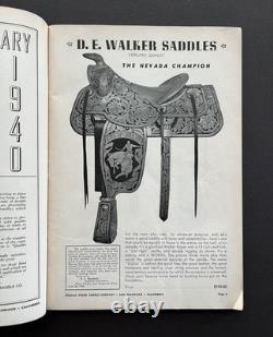 Vintage 1940 Visalia Stock Saddle Co Anniversary Catalog No 32 San Francisco