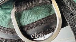Vintage Abetta Cordura Nylon Synthetic West 20 Western Trail Saddle Green/Black