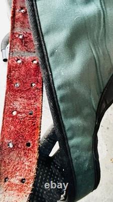 Vintage Abetta Cordura Nylon Synthetic West 20 Western Trail Saddle Green/Black