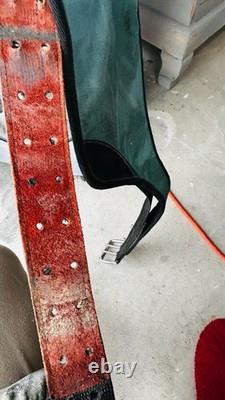 Vintage Abetta Cordura Nylon Synthetic West 20 Western Trail Saddle Green/Black