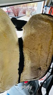 Vintage Abetta Cordura Nylon Synthetic West 20 Western Trail Saddle Green/Black