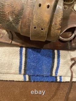 Vintage Action Co Western Saddle, 15 Padded Seat, Favorite For Trail Riders
