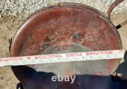 Vintage Al Furstnow #405 Saddle Miles City, Montana 12½ Seat Tooled