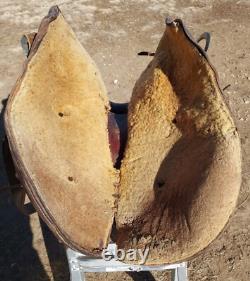 Vintage Al Furstnow #405 Saddle Miles City, Montana 12½ Seat Tooled