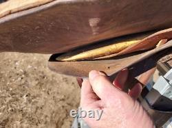 Vintage Al Furstnow #405 Saddle Miles City, Montana 12½ Seat Tooled