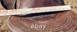 Vintage Al Furstnow #488 Saddle Miles City, Montana 14 Seat Tooled