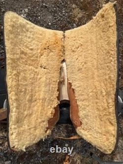 Vintage/Antique 13 youth Western parade saddle withsilver horse heads