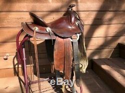 Vintage Antique Colorado Saddlery Ladies Western Ranch Cowboy Saddle