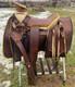 Vintage/antique Galindo 14 Mexican Vaquero Saddle Withsaddle Bags, Sword Scabbard