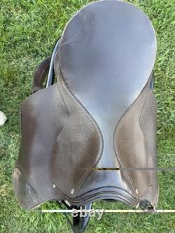 Vintage Antique Original Brown Leather Horse Saddle