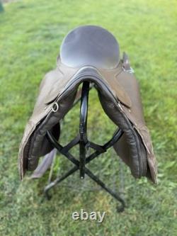 Vintage Antique Original Brown Leather Horse Saddle