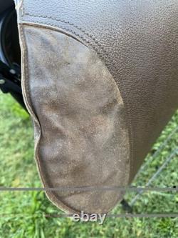 Vintage Antique Original Brown Leather Horse Saddle