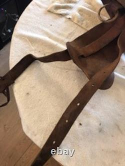 Vintage Antique Western Horse Saddle 15 Tooled Leather Working Ranch Cowboy