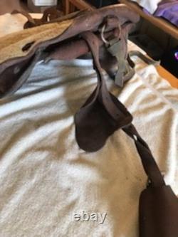 Vintage Antique Western Horse Saddle 15 Tooled Leather Working Ranch Cowboy
