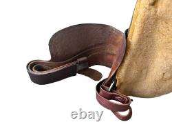 Vintage Beautiful Double R Leather Company Hand Made Saddle Detailed Work