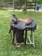 Vintage Billy Joe Roger's Western Ranch Saddle. Leather. Made In Texas 16 Seat