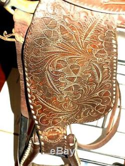 Vintage Billy Royal 15 Arabian Western Show Saddle model 1010