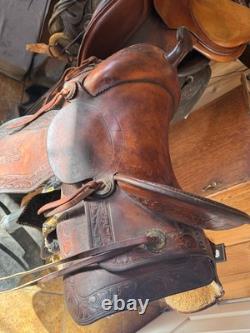 Vintage Brydon Bros. Western Saddle Made In Hollywood 1930s