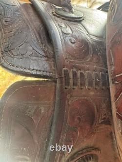Vintage Brydon Bros. Western Saddle Made In Hollywood 1930s