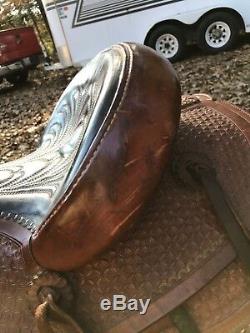 Vintage Carson Thomas Rancher Ranch Roper Saddle 15 Used Great Condition