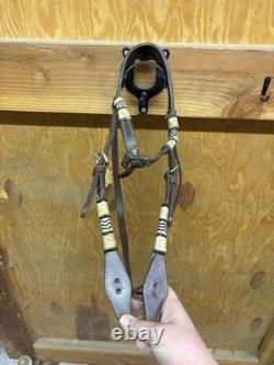 Vintage Circle Y Cow Country Saddle with Breastcollar and Headstall 15 Seat