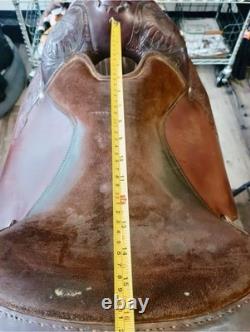 Vintage Circle Y Western Trail Equitation Saddle 16 Seat Softee Leather