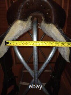 Vintage Crates 2308 Western Saddle 15 Semi QH Bars Barely Used Made In Mid 80s