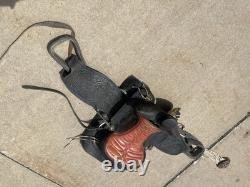 Vintage Custom Made Western Saddle Leather