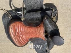 Vintage Custom Made Western Saddle Leather