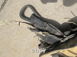 Vintage Custom Made Western Saddle Leather